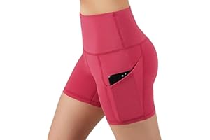 Minetom Femme Short de Sport Pantalon Court Casual Plage Hot Pants Fitness Jogging Élastique Doux Respirant Shorts de Yoga Taille Haute