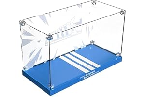 APRILA Acrylic Display Case for Lego 10282 Adidas Originals Superstar Trainers, Transparent Dustproof Display Box, 35,9 x 27,3 x 16,2CM