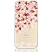 Produktbild iPhone 7 Hülle,iPhone 8 Handyhülle,iPhone 7/ iPhone 8 Silikon Hülle [Kratzfeste, Scratch-Resistant], Sunroyal iPhone 7/ iPhone 8 (4,7 Zoll) Hülle TPU Case Schutzhülle Silikon Crystal Kirstall Clear Case Durchsichtig,Beautiful Blau Blooming Blume Flower in Spring Malerei Muster Transparent Weichem Silikon Schutzhülle Handy Gürtel Tasche Schutzhülle Hülle Case Cover Fall-Abdeckung Etui TPU Bumper Schale iPhone 7/ iPhone 8 (4,7 Zoll)