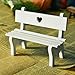 Produktbild Slivercolor Mini Resin Bench Miniatur Garden Patio Furniture Parkbank Micro Landschaft Dekoration Garten DIY Dekor (13.5*13*5.5CM)