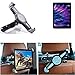 Produktbild Für Medion Lifetab P9702 KFZ Kopfstützen Halterung Tablethalterung 360° Auto Sitzhalterung Headrest Holder Halter für Medion Lifetab P9702 Tablet PC Universal Autoständer für Tablets an der Kopfstütze Autositz Tablet-PC Reisehalter - K-S-Trade