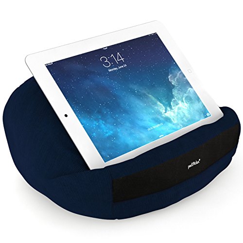 padRelax casual Marineblau Tablet Halter bis 10.5 Zoll, made in Germany, für Bett, Sofa, Tisch und jedes Apple iPad, Samsung Galaxy Tab, eReader, Buch,..