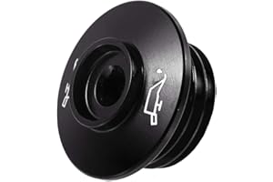 SINKEES Motorcycle Engine Oil Filler Cap M27x3 Aluminum Oil Plug for MT-07 2014-2019 for MT-10 2016-2019 for YZF R1 1998-2019 for R3 2015-2019 for R6 1999-2019 (Black)