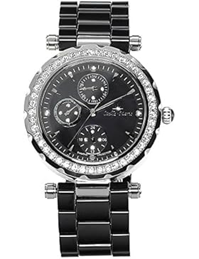 Stella Maris Damen-Armbanduhr Analog Quarz Premium Keramik Diamanten - STM15R2