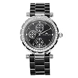 Stella Maris Damen-Armbanduhr Analog Quarz Premium Keramik Diamanten - STM15R2