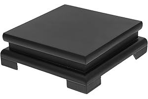 IMIKEYA Base De Exhibición De Madera Pedestal De Madera Vintage Florero Elevador Base De Muebles Soporte De Tetera Cuadrado Pequeño Pecera Soporte De Bonsái para El Patio del