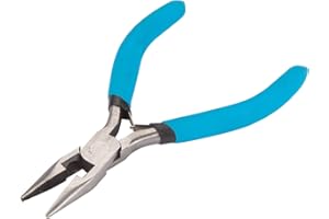 BLUE SPOT TOOLS Blue Spot 08507 Mini Long Nose Plier with Dipped Handle - Blue