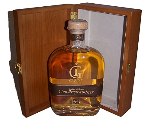 Preisvergleich Produktbild Marzadro, Grappa Le Giare Gewürztraminer - mit 2 Gläsern