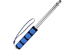 Bhogmeg Telescopic Flagpole Stainless Steel Handheld Flag Pole Portable Flag Pole 2m Extendable Flag Stick