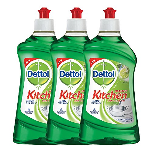 Dettol Kitchen Gel - 400 ml (Lime, Pack of 3) RS.295 (25.00% Off) - Amazon Dettol Kitchen Gel - 400 ml (Lime, Pack of 3) RS.295 (25.00% Off) - Amazon