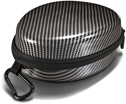 Noontec Carbon Fiber Universal Carrying Case for Foldable Headphones Headset Carrying Hard Shell Travel Bag with Dual Compartments Compatible With Dr. Dre Beats Solo, Monster DNA, Diamond Tears