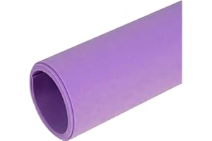 MADDMA Moosgummi 90cm breit ab 0,5m 23 Farben Schaumgummi PE Schaumstoff Basteln Stoff, gerollter Versand, Farbe:flieder