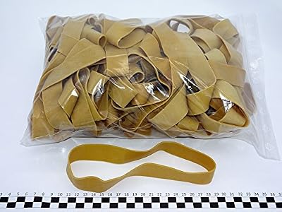 Progom - Elastiques - 200(Ø127) mm x 25mm -blond- sac de 1kg