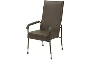 NRS Healthcare High Back Chair H86810 - Height Adjustable, Brown