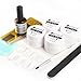 PROFESSIONAL 3 COLOURS UV GEL KIT ACRYLIC NAIL ART TIPS BRUSH FILE SET Manicure Full Set DIY Decor