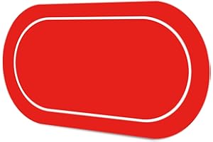 LaiEr Texas Holdem Poker Matte 180×90cm Pokerteppich – Pokertischauflage Tischunterlage Gummimatte Poker Topper für Tische Folding Super Portable Poker Table Top Layout für Spiele überall in Red