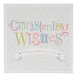 Hallmark Christening Card 'Little Blessing is Blessed' - Medium Square