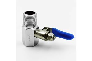 ALTON ALD935, Brass, Inlet Valve/Connector, 1/4" (6mm) Connection, RO/UV/Water Filter Purifier (DV Set)