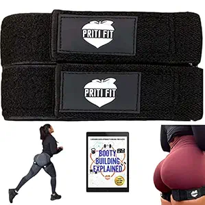 BFR Booty Bands for Women with 8-Week Guide for Legs, Glutes & Hip Building, Blood Flow Restriction Occlusion Bands for Workouts,Best Fabric Resistance Loop,Tone & Lift Your Butt,Squat,Thigh,Fitness