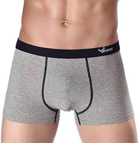 Men's underwear Comfortable Breathable Middle waist Briefs boxers underpants, Men's Trunks XL XXL XXXL , light gray , XL