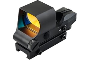 Minidiva HD108 Red Dot Reflex Sight Scope Optic Tactical Gun Rifle Einstellbares Absehen für die Jagd 20mm Rail Mount