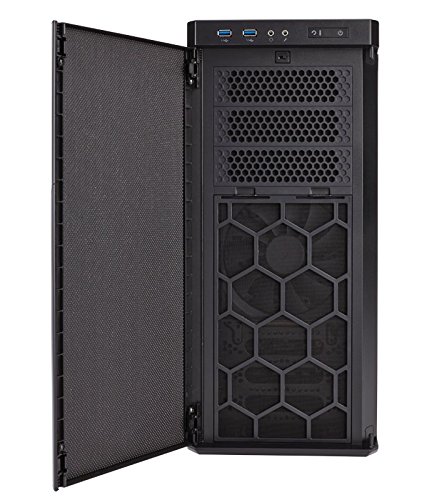 Corsair CC-9011071-WW Carbide Series 330R Titanium Mid-Tower ATX Silent Computer Gehäuse, Schwarz/Titanium - 5