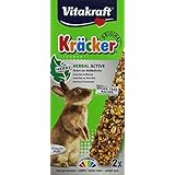 Vitakraft Zwergkaninchen Kräcker Junior Calcium, 10er Pack (10 x 112 g)