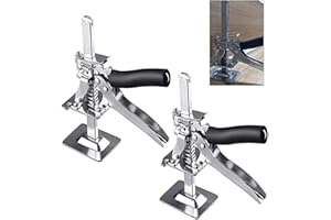 QASIMOF Drywall Lifts Jack 2PCS, Arm Hand Tool Jack, Door Board Lifter, Plasterboard Lifter, Labor-saving Strong Arm Lifter Cabinet Jack Multifunctional Plaster Sheet Repair Anti Slip Hand