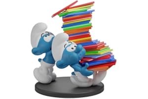 Plastoy Collectable Figurine The Smurfs Album Stack