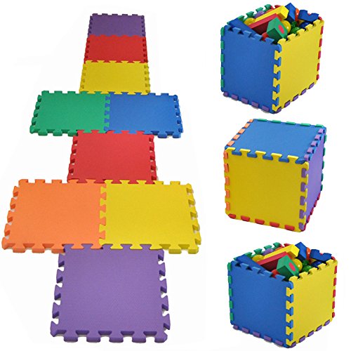 20 Piece Childrens Floor EVA Foam Tiles Play Mat Set - Each Tile 30 x 30cm