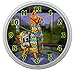 Produktbild LL Kinder Wanduhr Fortnite Battle Royale Season 4 Rettet die Welt Design ca. 20 cm Durchmesser mit lautlosem Uhrwerk Unisex Kinderzimmer Büro Arbeitszimmer Llama (Grün)