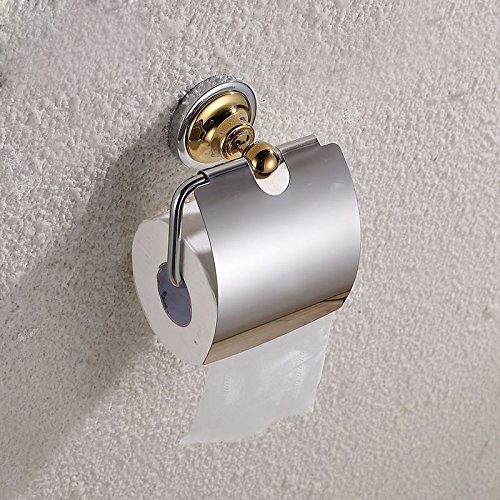 Preisvergleich Produktbild Surnoy Papier-Handtuchhalter aus Kupfer, für Handtücher und Papierrollen, Rollen, Papier-Box, alle Kupfer-Anhänger