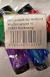 12 x Schlüsselanhänger Taschenlampe Lampe 4 cm , hillfield® (1 -Pack = 12 Stück) - 2