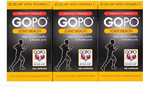 Multibuy 3x GOPO® Joint Health Rose-Hip With Vitamin C 120 Capsules