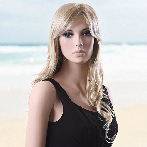 Songmics Neu Perücke Blond Gelockt Lang Haar Wigs WFF046 - 4