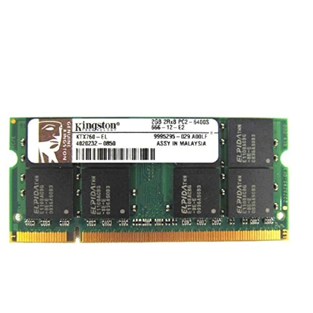 2 GB RAM Laptop SODIMM Kingston ktx760-elf DDR2 PC2 – 6400S 800 MHz CL6