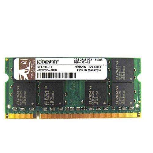 2 GB RAM Laptop SODIMM Kingston ktx760-elf DDR2 PC2 – 6400S 800 MHz CL6
