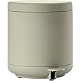 Zone Denmark Ume Bathroom Cosmetic Bin Pedal Bin with Lid for Bathroom with Removable Inner Bucket and Soft Close Diameter 19.5 cm Height 22 cm 4 Litres Eucalyptus