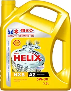 Shell Helix HX5 550039350 MGO 5W-30 API SL Premium Mineral Engine Oil for Truck (3.5 L)