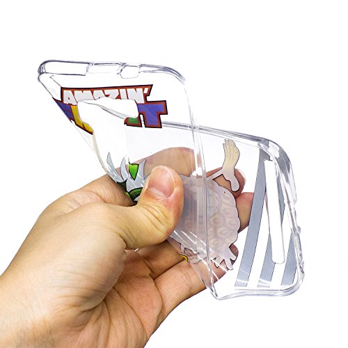 ASUS ZenFone 2 Laser (ZE500KL) Hülle,MAGQI Transparent Ultra Dünn Gel TPU Bumper Tasche mit Bunter Cartoon Design [Kratzfeste,Scratch-Resistant] [Crystal Clear] Weiche Silikon Gummi Schutzhülle [Frei Stylus Pen] 360 edge protection für ASUS ZenFone 2 Laser (ZE500KL) – Ananas - 5