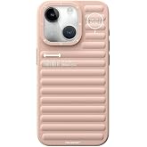 Youngkit iPhone 15 Uyumlu Kılıf Mat Renkli Tasarım YoungKit Original Serisi Kapak Pembe