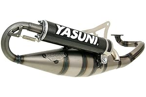 Auspuff YASUNI Scooter R Carbon - YAMAHA Aerox 50 Cat (ab Bj. 2003) Typ:SA14