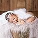 Produktbild Neugeborene Baby Fotoshooting Kostüm Engel Flügel Fotografie Prop mit Blume – Form Haarband