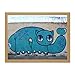 Produktbild Doppelganger33 LTD Graffiti Mural Street Wall Fat Cat Love Large Framed Art Print Poster Wall Decor 18x24 inch Supplied Ready to Hang Straße Wand Liebe Wand Deko