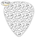 bra and underwear set walmart Classic Guitar Pick Lingerie Underwear Pattern Bras And Panties Doodle Feminine Fashion Theme Guitar Picks 12/Pack