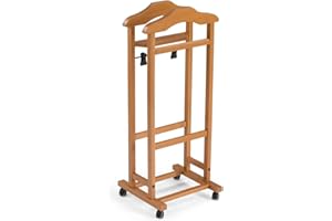 ARREDAMENTI ITALIA 2003 MIXER Diener/Kleiderständer, massives Buchenholz, 46 x 105 x 37 cm, Kirsche