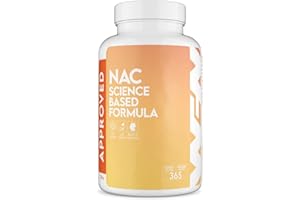 ‎WORLD'S FOOD NUTRITION WFN Approved NAC 800 mg pro Kapsel - 365 Kapseln Jahresvorrat - Hochdosiert, vegan, ohne Zusatzstoffe - Produziert & laborgeprüft in Deutschland