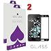 Produktbild HTC U11 Displayschutzfolie Gehärtetem Glas FULL BLACK – 2 Stück