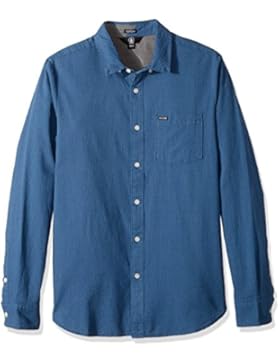 Volcom Micro Dot L/s -Fall 2017-(A0531700_SMB) - Smokey Blue - L