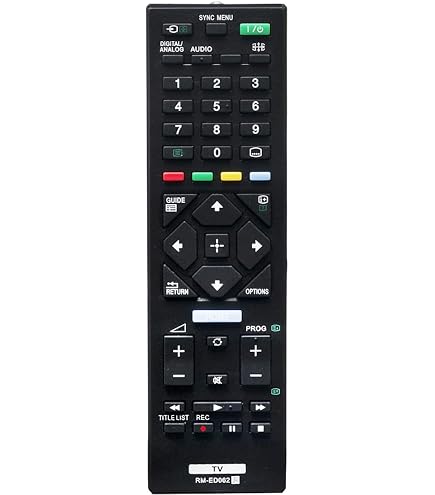 RM-ED062 Telecomando di ricambio -VINABTY-Fit per Sony Bravia TV RMED062 Telecomando KDL-40RD453 KDL-48R55XC KD-49XE7077 KD-43XE7077 KDL-32R400A KDL-46R473A KDL-48R555C